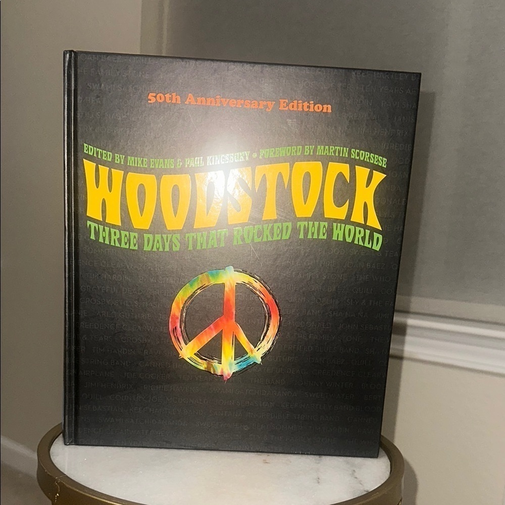 Woodstock 50th Anniversary Edition Book